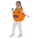 Child Girl Vegetable Pumpkin Vest Hat Jumpsuit Cosplay Costume