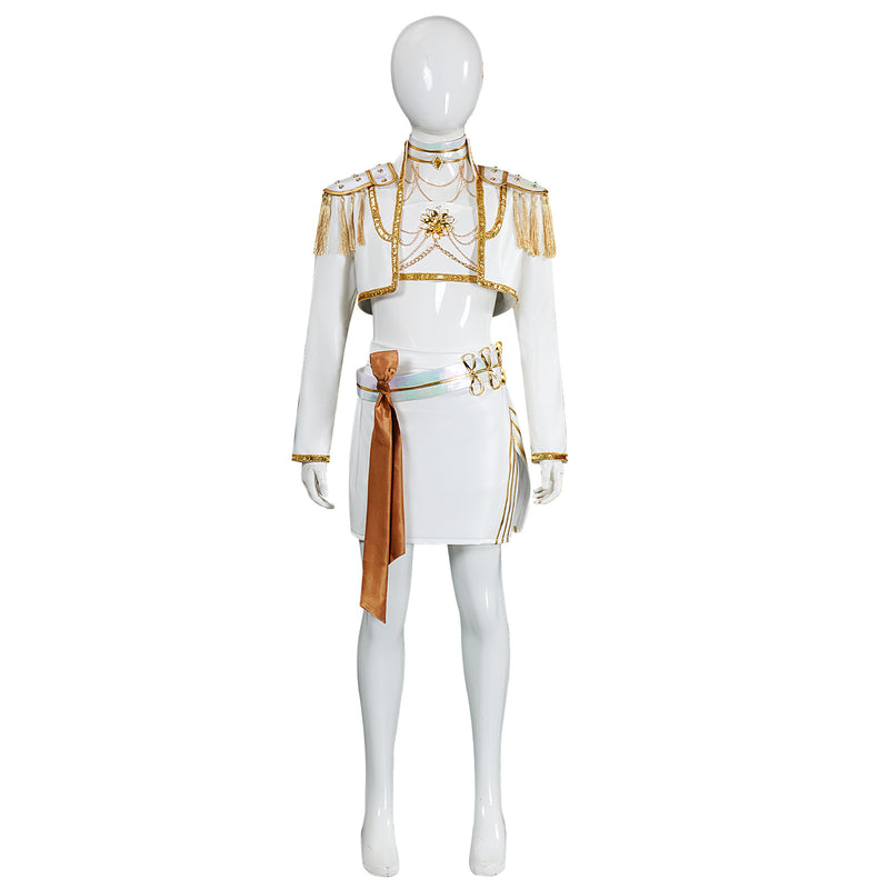 Child Girls Anime K-Pop: Demon Hunters Rumi Cosplay Performance Uniform - AwwwCos