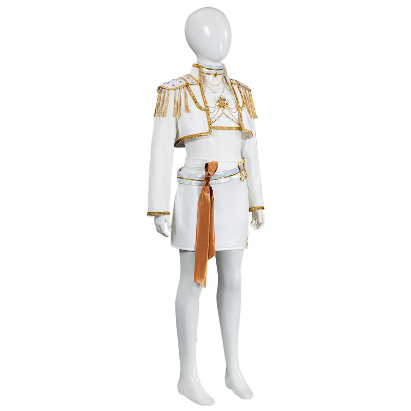 Child Girls Anime K-Pop: Demon Hunters Rumi Cosplay Performance Uniform - AwwwCos