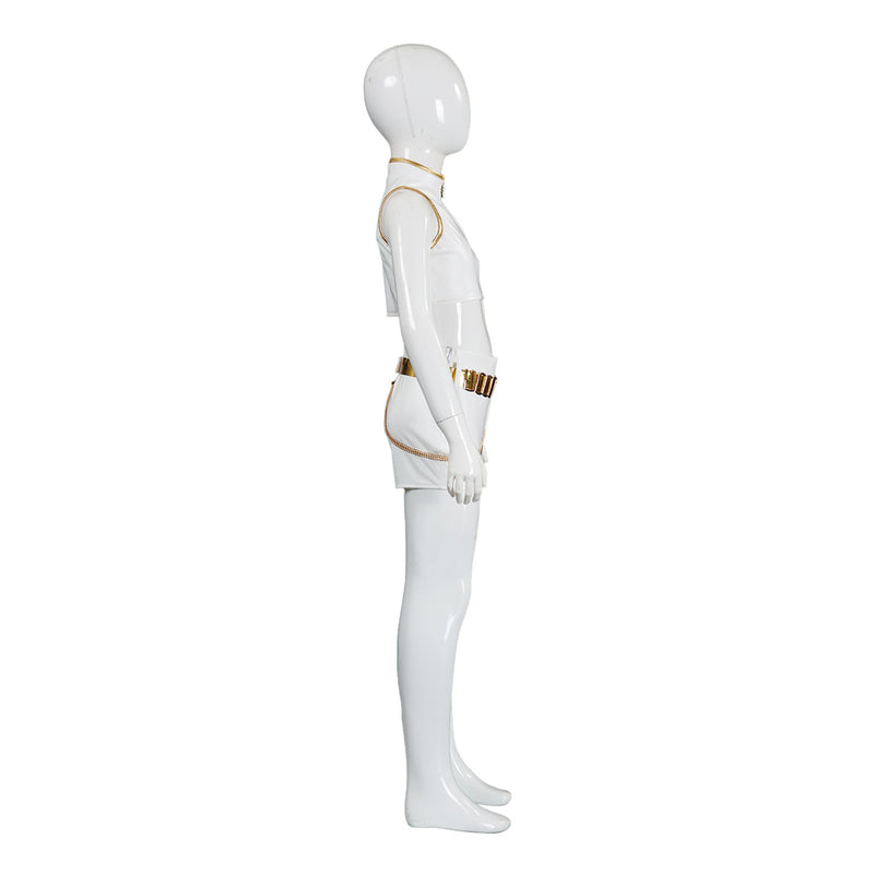 Child Girls Anime K-Pop: Demon Hunters Rumi Cosplay White Uniform