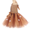 Child Girls Christmas Deer Cosplay Costume Tutu Dress Antler Hair Hoop - AwwwCos