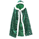 Child Girls Santa Claus Elf Cosplay Costume Tutu Dress Hooded Cloak - AwwwCos