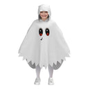 Child Toddler Ghost Cosplay Costume Hooded White Cloak Party Outfits - AwwwCos
