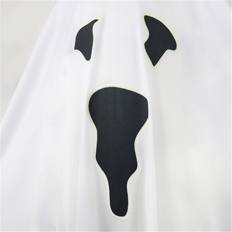 Child Toddler Ghost Cosplay Costume White Black Cloak Party Outfits - AwwwCos