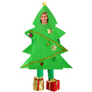 Children Adult Christmas Tree Cosplay Costume Green Apron Inner Jumpsuits - AwwwCos