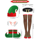 Children  Adult Green Elf Christmas Cosplay Costume Shoes Hat - AwwwCos