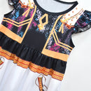 Children Girl Anime K-Pop: Demon Hunters Zoey Cosplay Costume Dress Black Bag - AwwwCos