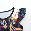 Children Girl Anime K-Pop: Demon Hunters Zoey Cosplay Costume Dress Black Bag - AwwwCos