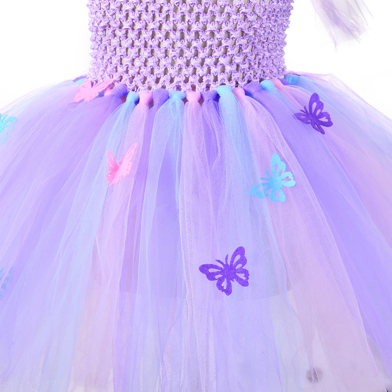 Children Girls Encanto Mirabelle Isabella Cosplay Princess Dress
