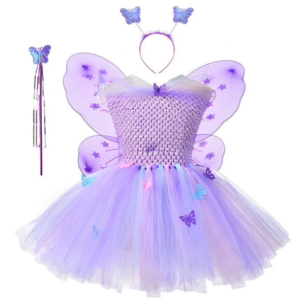 Children Girls Encanto Mirabelle Isabella Cosplay Princess Dress