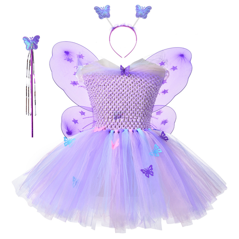 Children Girls Encanto Mirabelle Isabella Cosplay Princess Dress