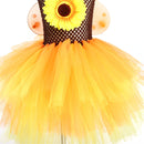 Children Girls Sunflower Cosplay Costume Gauze Dress with Headband Wing - AwwwCos