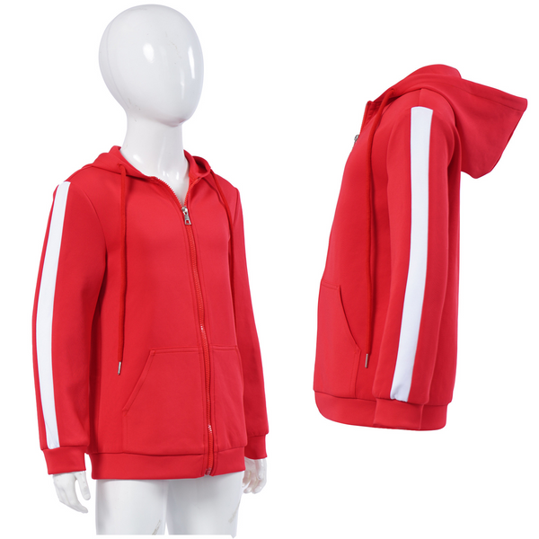 Children Movie Coco Miguel Riveras Cosplay Costume Red Hoodie