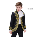 Children's Day Kids European Court Cosplay Costume With Golden Applique - AwwwCos