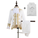 Children's Day Kids European Court Cosplay Costume With Golden Applique - AwwwCos