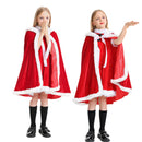 Christmas Clothing Child Girl Red Yellow Cloak Double Layered Cape - AwwwCos