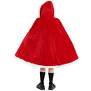 Christmas Clothing Child Girl Red Yellow Cloak Double Layered Cape - AwwwCos