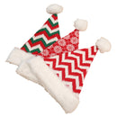 Christmas Decoration Winter Striped Snowflakes Knitted Hat Xmas Gift - AwwwCos