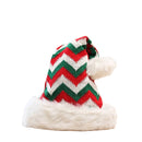 Christmas Decoration Winter Striped Snowflakes Knitted Hat Xmas Gift - AwwwCos