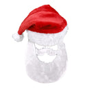 Christmas Decorative Supplies Santa Claus with Beard Santa Hat - AwwwCos