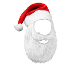 Christmas Decorative Supplies Santa Claus with Beard Santa Hat - AwwwCos