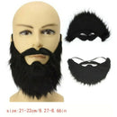 6 Pieces Christmas Halloween Party Cosplay Accessory Supplies Black Beard - AwwwCos