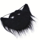 6 Pieces Christmas Halloween Party Cosplay Accessory Supplies Black Beard - AwwwCos