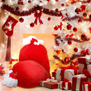 Christmas Large Sack Santa Claus Cosplay Prop Xmas Candy Wrapping Bag for Present - AwwwCos