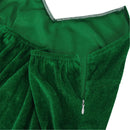 Christmas Party Halter Neck Tight Green Dress Women Cosplay Costume - AwwwCos