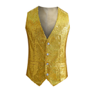 Christmas Party Sequin Vest V-neck Shiny Waistcoat for Wedding Events