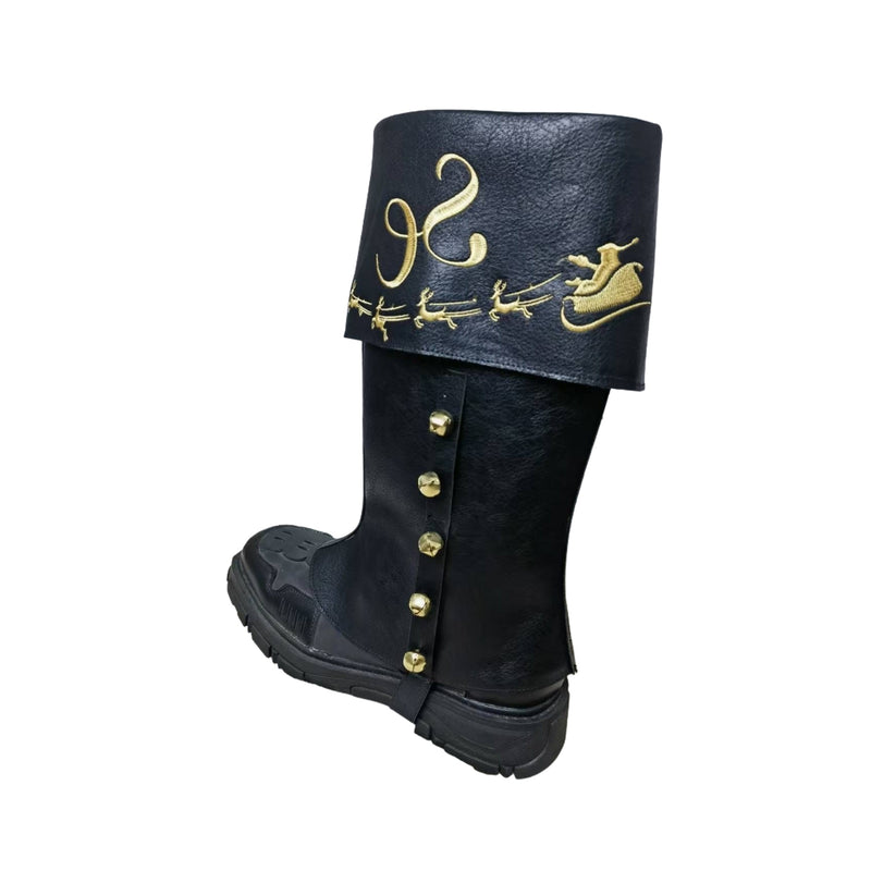 Christmas Santa Claus Cosplay Shoes Accessory Xmas Boot Covers - AwwwCos