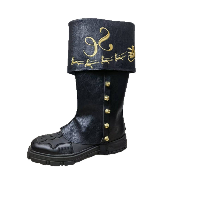 Christmas Santa Claus Cosplay Shoes Accessory Xmas Boot Covers - AwwwCos