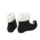 Christmas Santa Elf Cosplay Short Boots With Golden Bell At The Shoe Toe - AwwwCos
