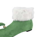 Christmas Santa Elf Cosplay Short Boots With Golden Bell At The Shoe Toe - AwwwCos