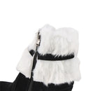 Christmas Santa Elf Cosplay Winter Fur Pointed Toe Suede High Heel Side Zipper Shoes - AwwwCos