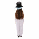 Christmas Snowman Cosplay Costume White Jumpsuit Scarf Hat - AwwwCos