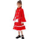 Christmas Stage Performance Costume Kid Girl Lolita Dress Shawl