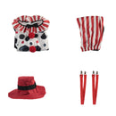 Circus Clown Joker Asymmetric Adult Cosplay Costume Hat