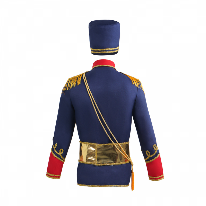 Circus Ringmaster Lion Tamer Show Men Outfits Tailcoat Jacket Hat
