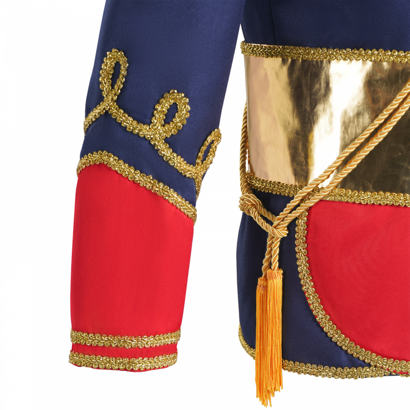Circus Ringmaster Lion Tamer Show Men Outfits Tailcoat Jacket Hat
