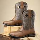 Classic Western Cowboy Shoes Vintage Embroidered Casual Knight Boots - AwwwCos