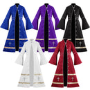 Clergy Cosplay Trench Church Robes Buttons Choir Robe Vestment Costume - AwwwCos