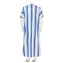 Clergy Dress Church Blue White Striped Priest Choir Liturgical Robe - AwwwCos
