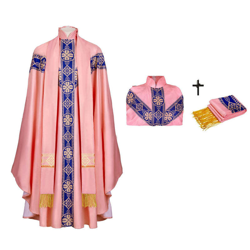 Clergy Elegance Vestments Catholic Priest Church Mass Vestment Robe