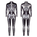 Clown Women Cosplay Costume Sexy 3D printed Tight Jumpsuit - AwwwCos