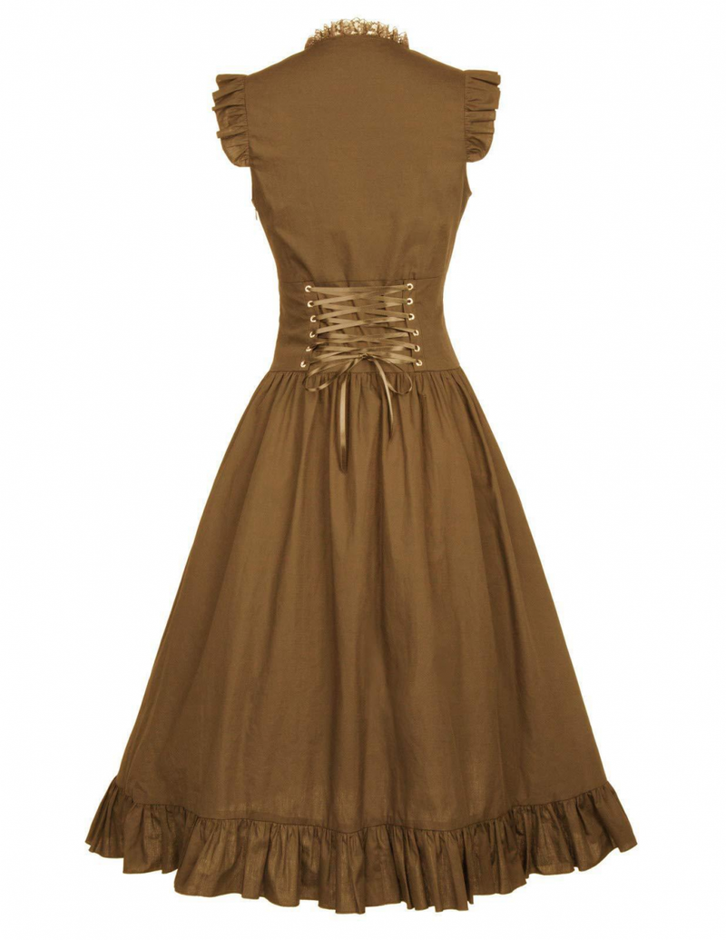 Cocktail Party Wear Gothic Faire Costume Steampunk Victorian Dress