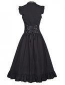 Cocktail Party Wear Gothic Faire Costume Steampunk Victorian Dress - AwwwCos