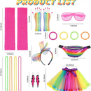 Colorful Lace Hair Band Headband Fishing Net Gloves Legging Party Accessories - AwwwCos