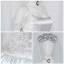 Corpse Bride Emily Victor Cosplay Costume Men Uniform Women Dress - AwwwCos