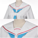 Cosmic Princess Kaguya! Iroha Sakayori Cosplay Costume Sailor Suit Blue Skirt
